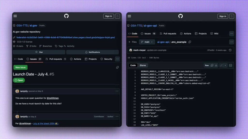 Feds plan massive AI overhaul while accidentally sharing the blueprints online